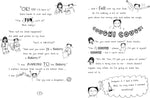 Top angle view of Tom Gates Random Acts of Fun book layout
