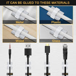 30PCS Self Adhesive Cable Clips with 3M Strong Wire Holders Cord Organizer - Image 5