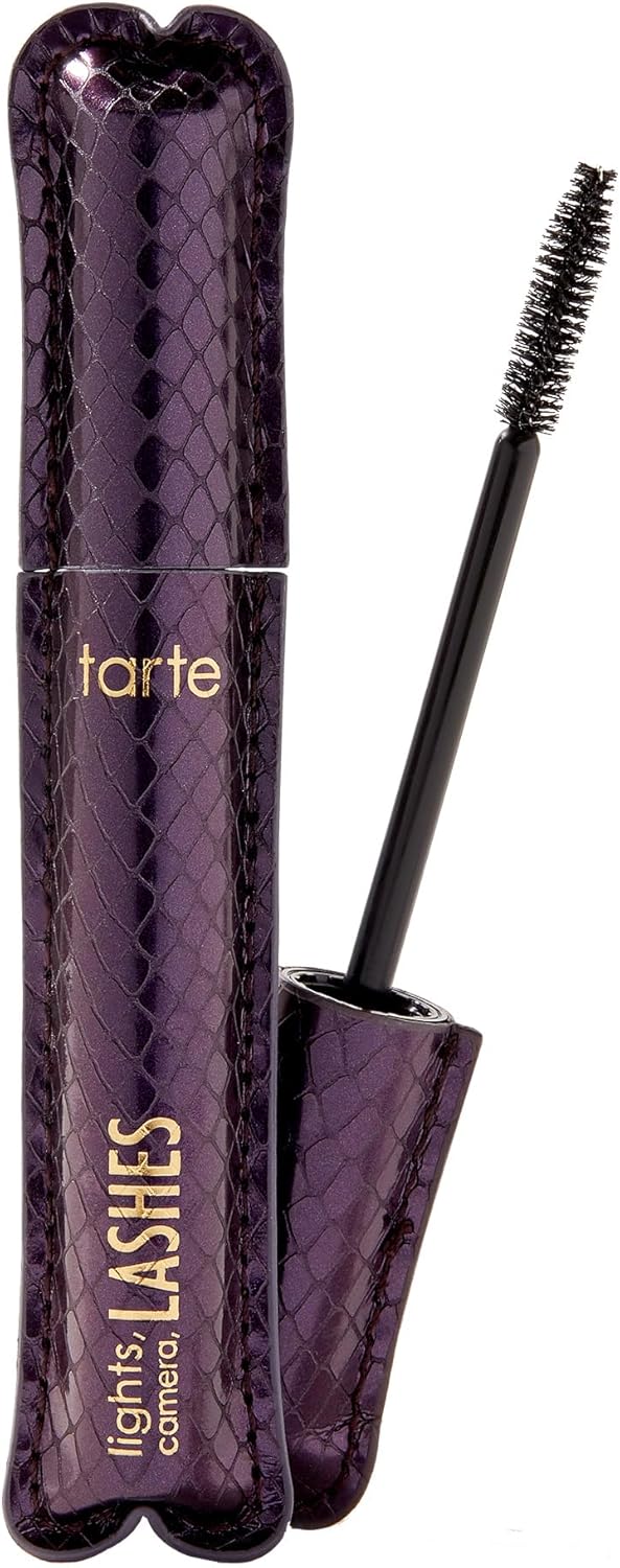 tarte lights, camera, lashes 4-in-1 mascara – Volume, Length, Curl & Conditioning for Fuller Looking Lashes, Smudge-Proof, Flake-Free, Longwear, Vegan & Cruelty Free - Image 1