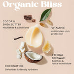 USDA organic certification seal on lip balm product