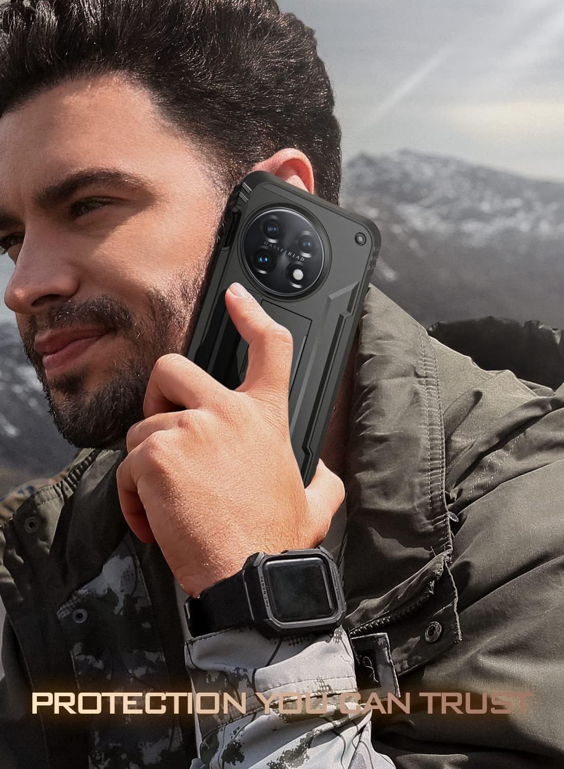Poetic dual layer bumper case with dust flap port protection