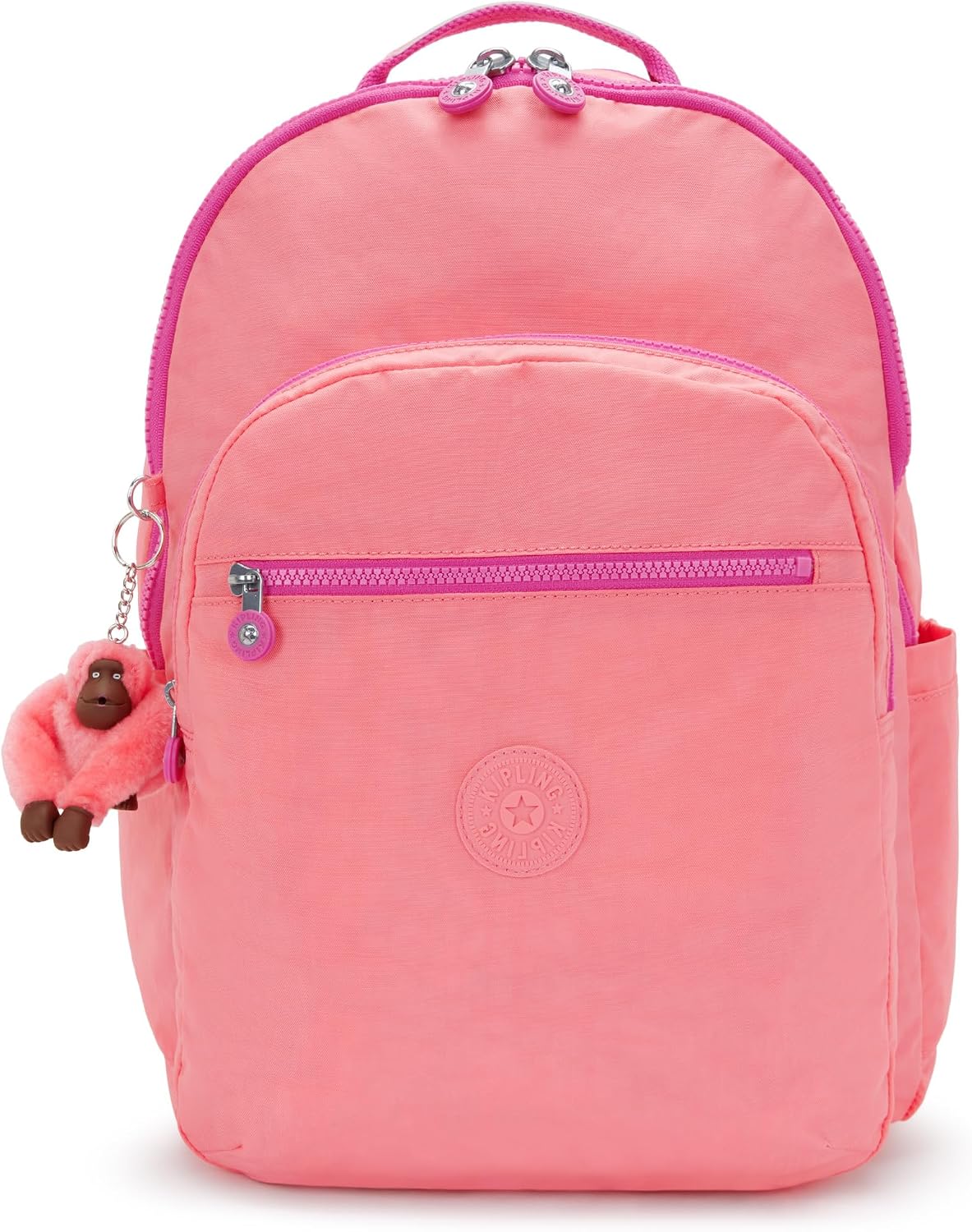 Kipling womens Seoul Go XL Backpack, Padded, Adustable Backpack Straps, Zip Closure, black tonal, One Size - Image 14