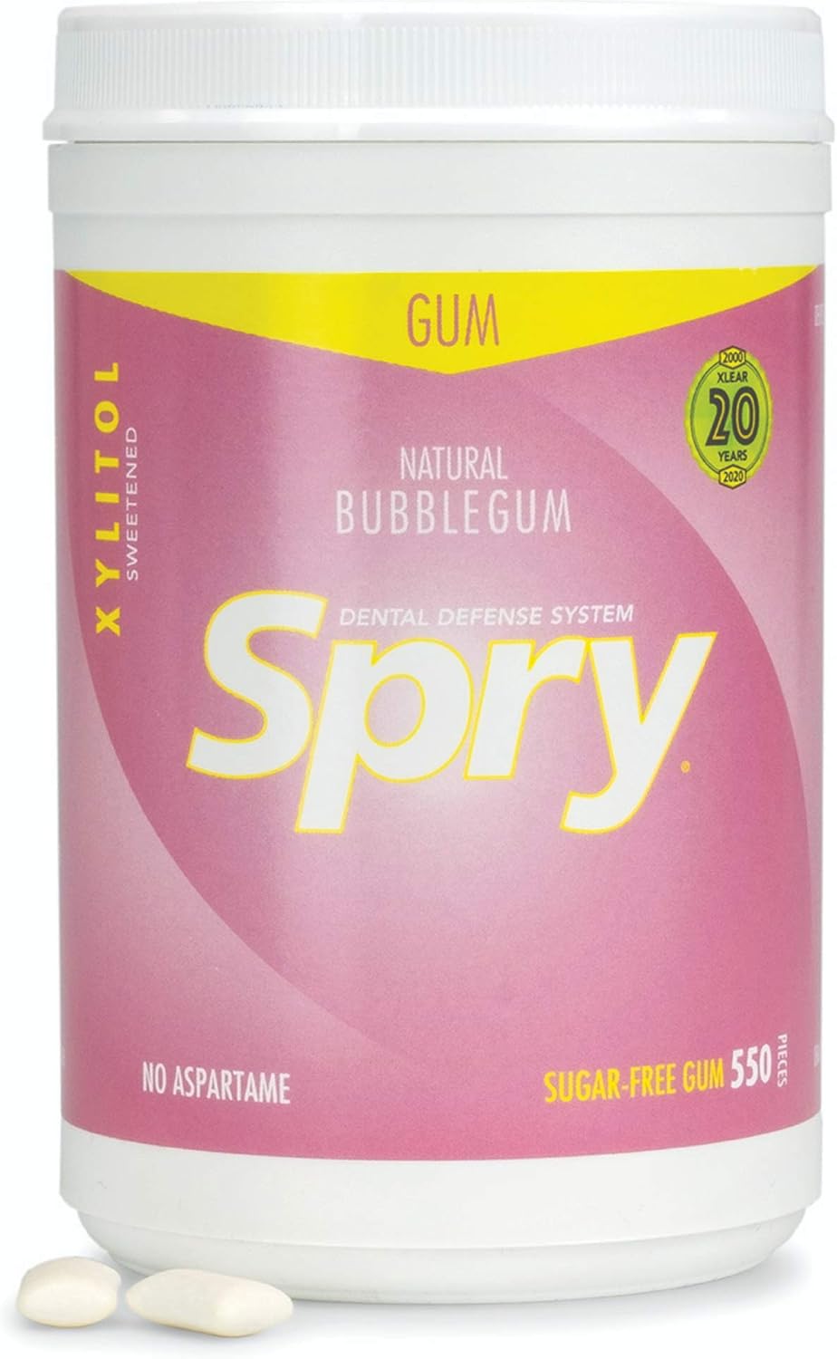 Spry Natural Xylitol Chewing Gum - Spearmint, 100 Count - Pack of 1 | Aspartame-Free, Sugar-Free, Vegan, Non-GMO, Gluten-Free for Cavities, Bad Breath Freshening, Dry Mouth, Dental Defense System - Image 13