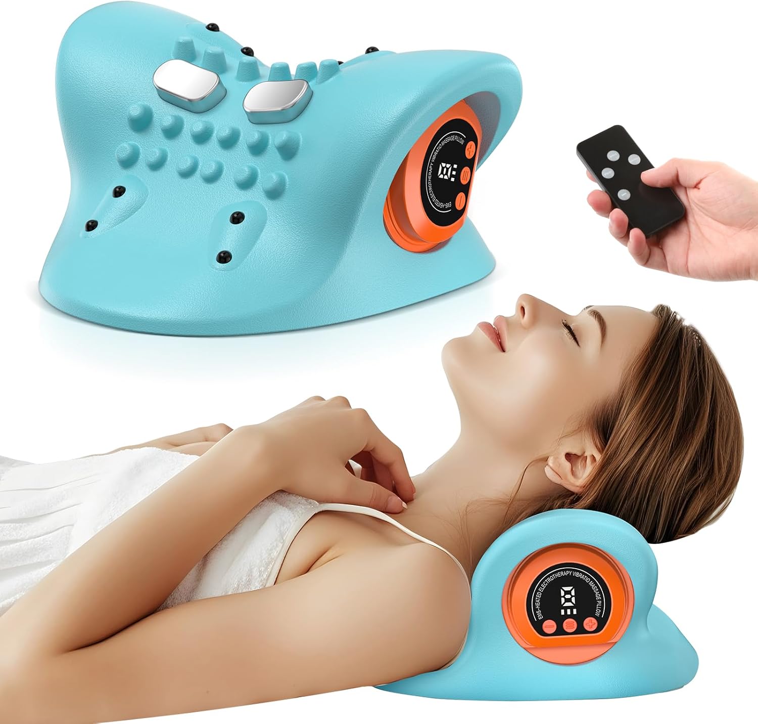 Smedz Neck Massager portable device front view