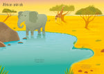 Little First Stickers Animals paperback interior sticker sheet preview
