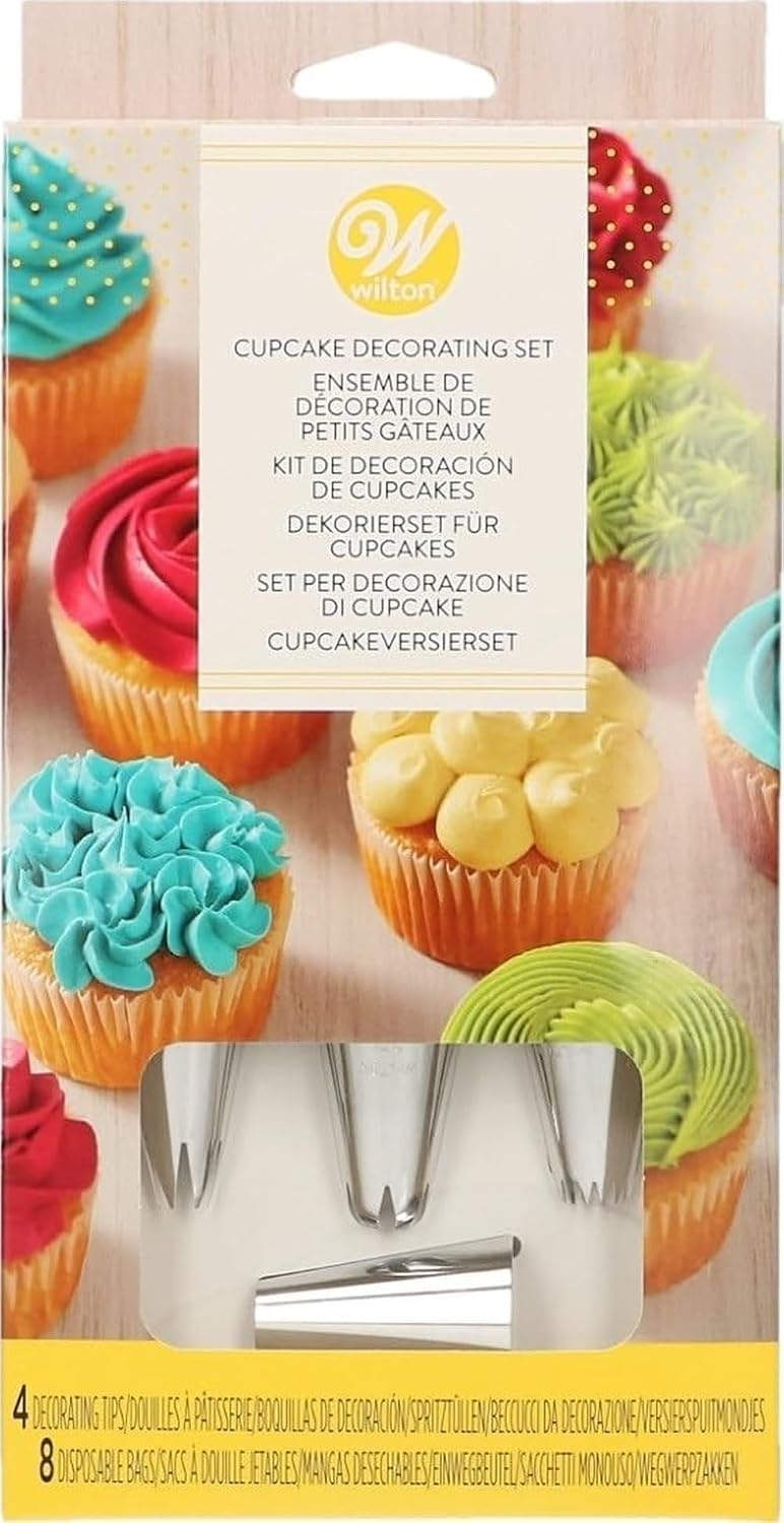 Wilton cupcake decorating set front view baking tool