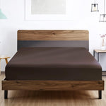 FreshCulture king fitted sheet styled on king size bed