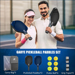GARYE pickleball paddle edge guard and honeycomb core profile
