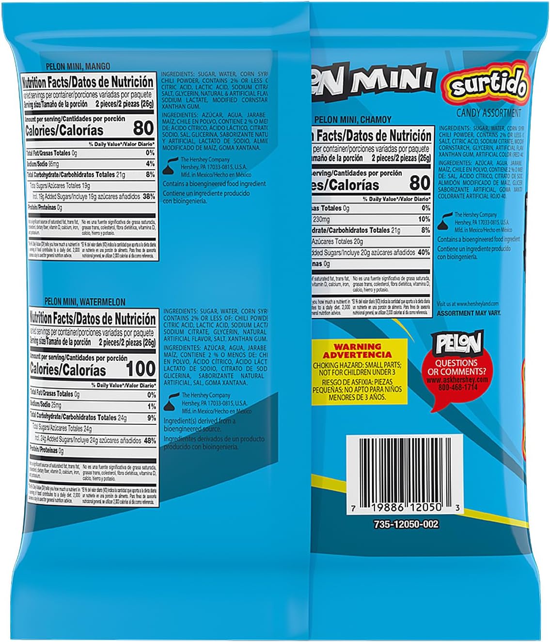 Pelon Pelo Rico 18 count pack display box