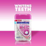 Mentos Always White one hundred count bottle sugarless whitening gum details