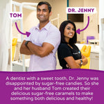 Tom & Jenny's Sugar Free Caramel - Individually Wrapped Sugar Free Candy - Zero Sugar Keto Caramels (Sea Salt & Vanilla Classic Chewy Caramel) - Image 10