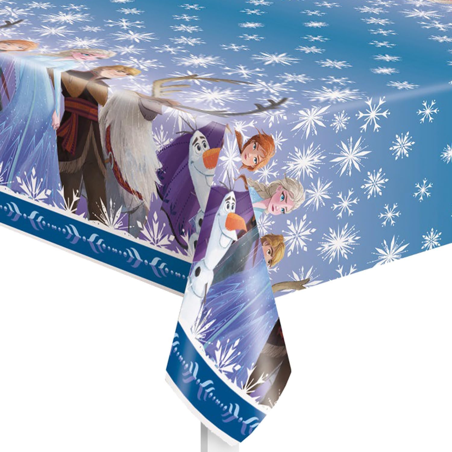 Unique Disney Frozen 2 Rectangular Plastic Table Cover front view package