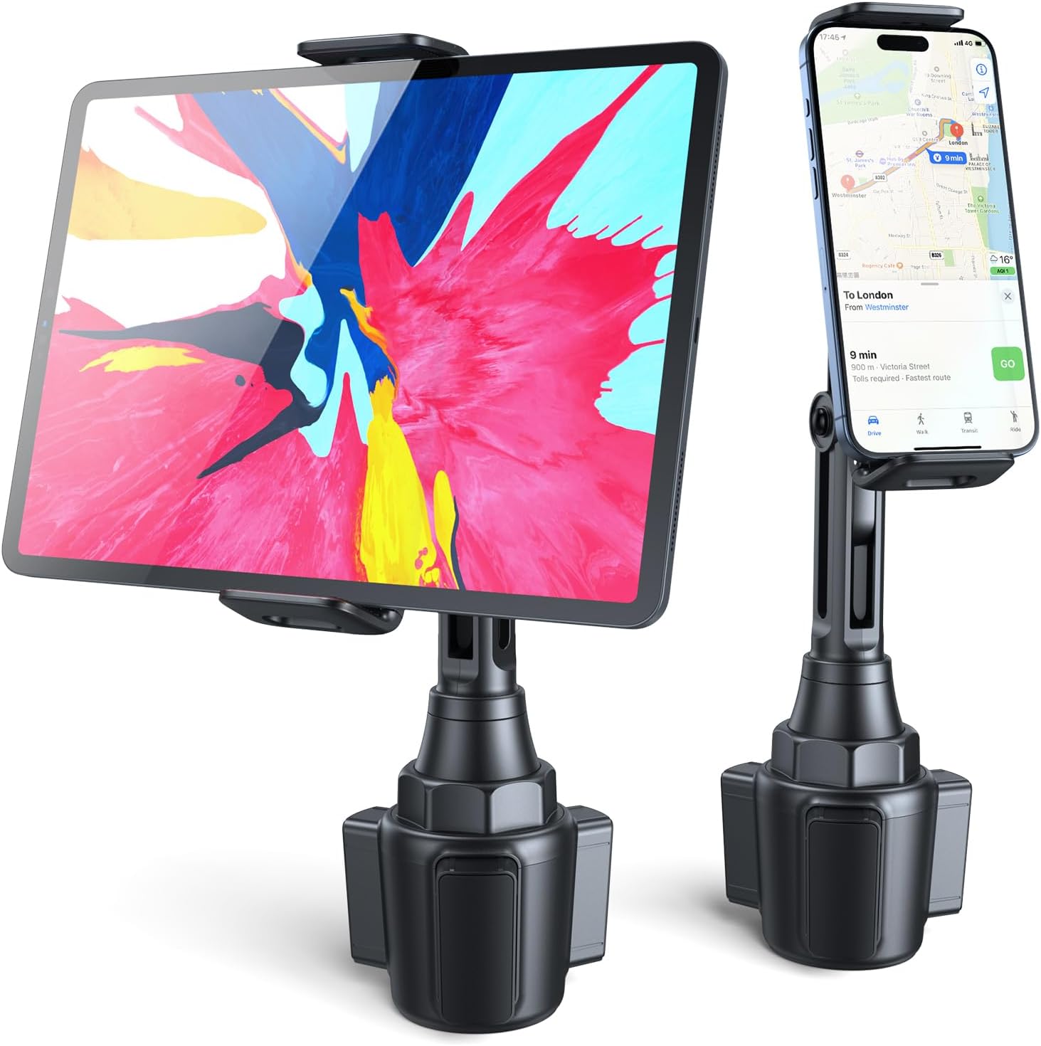 Ktryman car tablet holder premium front view mount