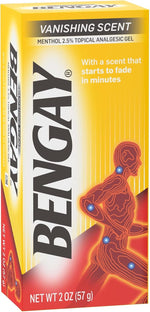 Authentic Bengay USA imported pain relief gel packaging