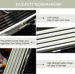 Stainless Steel Cigarette Box Case, Holds 10 Regular Size - Image 6