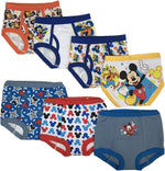 Disney Mickey Mouse potty training pants starter kit front view showcasing toddler underwear pack