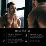 Brickell Men's Purifying Charcoal Face Wash lifestyle grooming shot