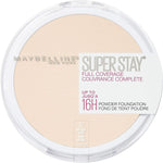 Maybelline New York face makeup powder packaging with shade details displayed