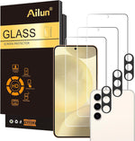Ailun Screen Protector + Camera Lens Protector for Galaxy S23, 3+3 Pack | 6.1 Inch, Tempered Glass, Fingerprint Unlock Compatible, 0.25mm, Ultra Clear, Anti-Scratch, Case Friendly - Image 12