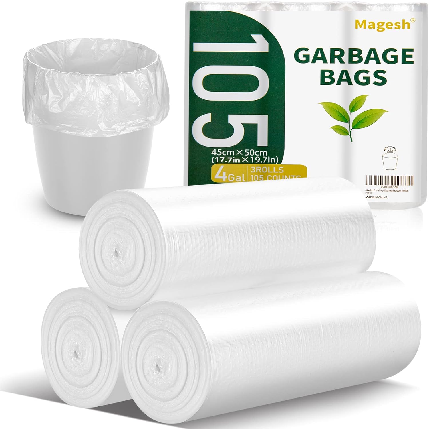 Magesh small garbage bags front view packaging box