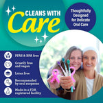 ADA accepted certification detail on product packaging