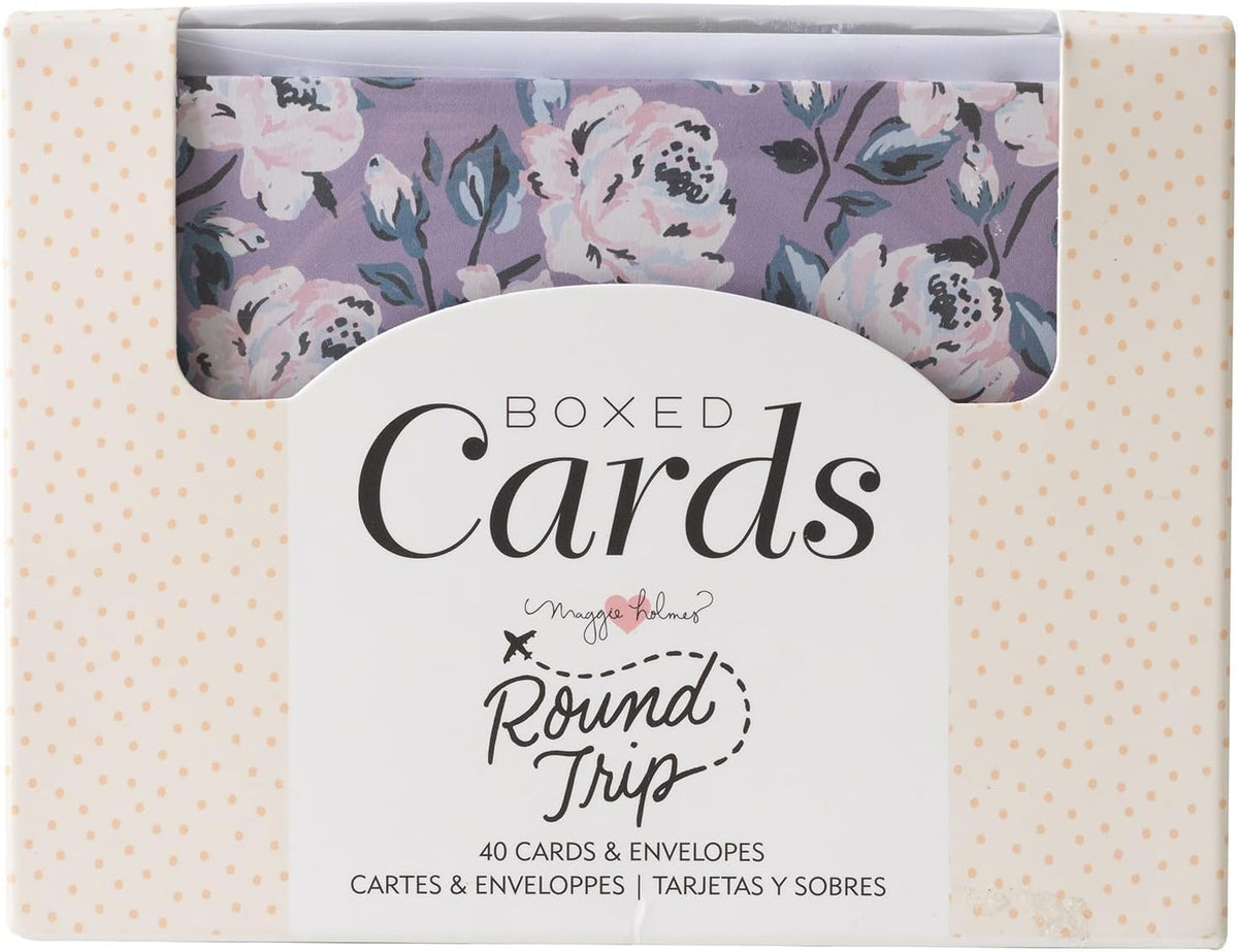 American Crafts Maggie Holmes Round Trip greeting cards front view box packaging