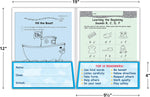Back cover educational learning reference chart on Teacher Created Resources pocket folder
