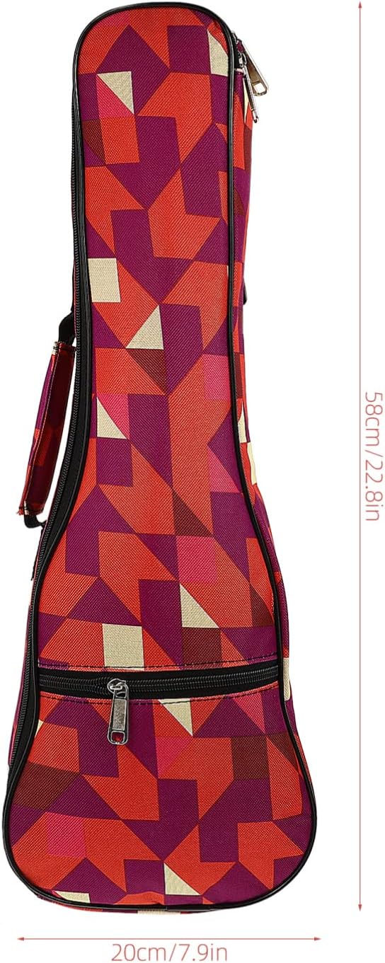 Vaguelly padded ukelele gig bag zipper detail