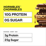 Hormbles Chormbles assortment showing peanut butter crunch and salted fudge crisp bars.