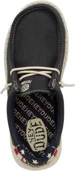 HEYDUDE children lightweight shoe elastic laces detail