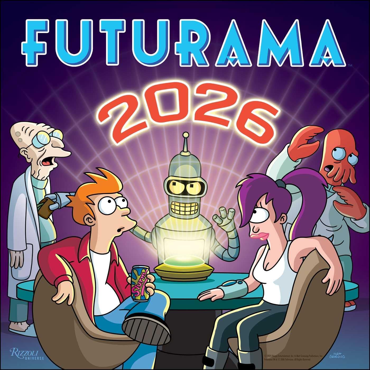 Futurama 2026 Wall Calendar - Image 1