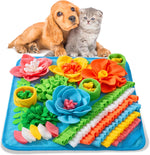 Oliumt Snuffle Mat for Dogs blue front view