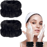 Wrist Bands for Washing Face, Arm Face Wash Wristbands, Wrist Towels Cuffs for Washing Face, Wrist Water Catcher, Microfiber Spa Skincare Sweat Wristbands for Women - Image 14