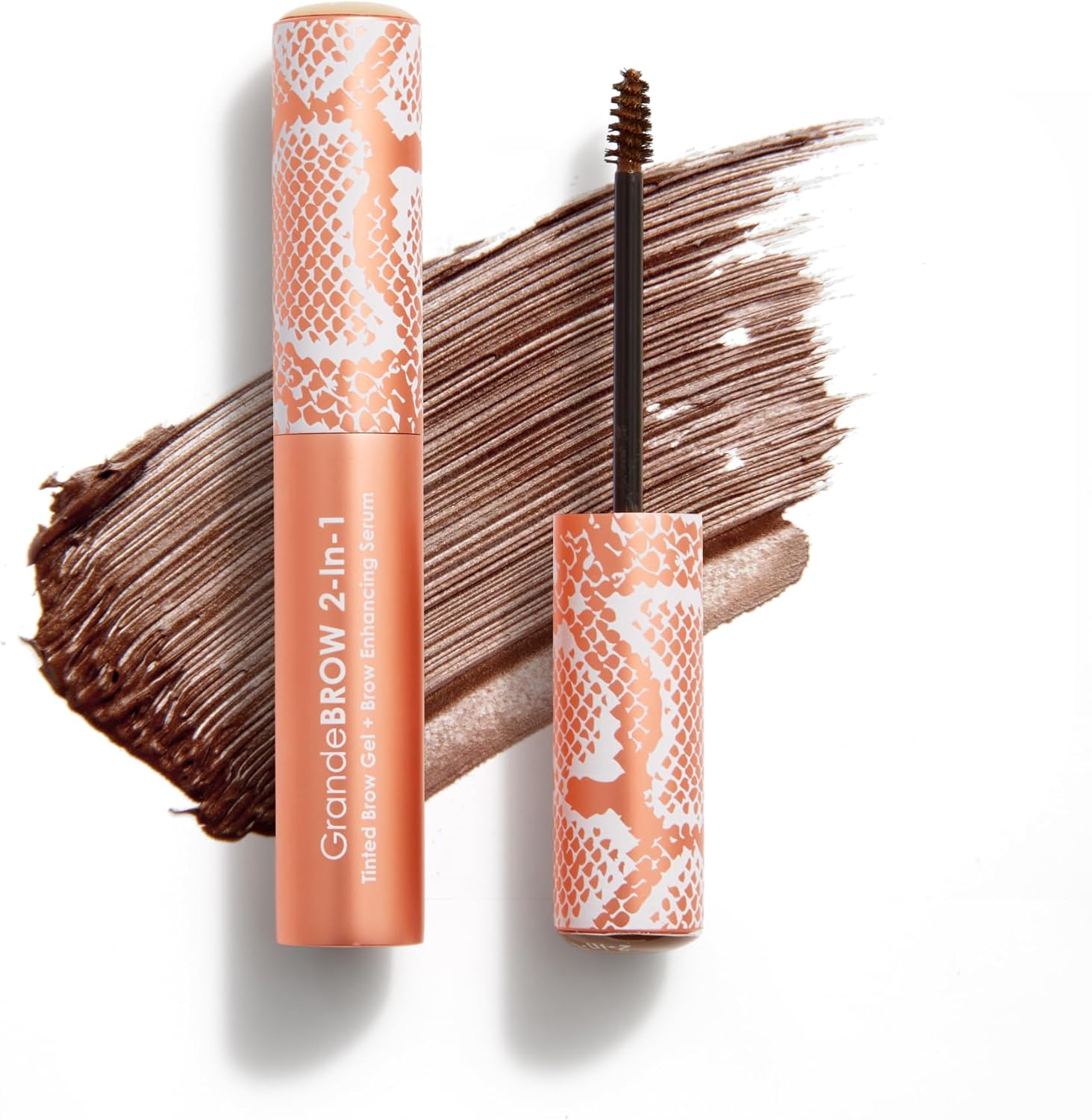 Grande Cosmetics GrandeBROW 2-in-1 Tinted Brow Gel front view packaging