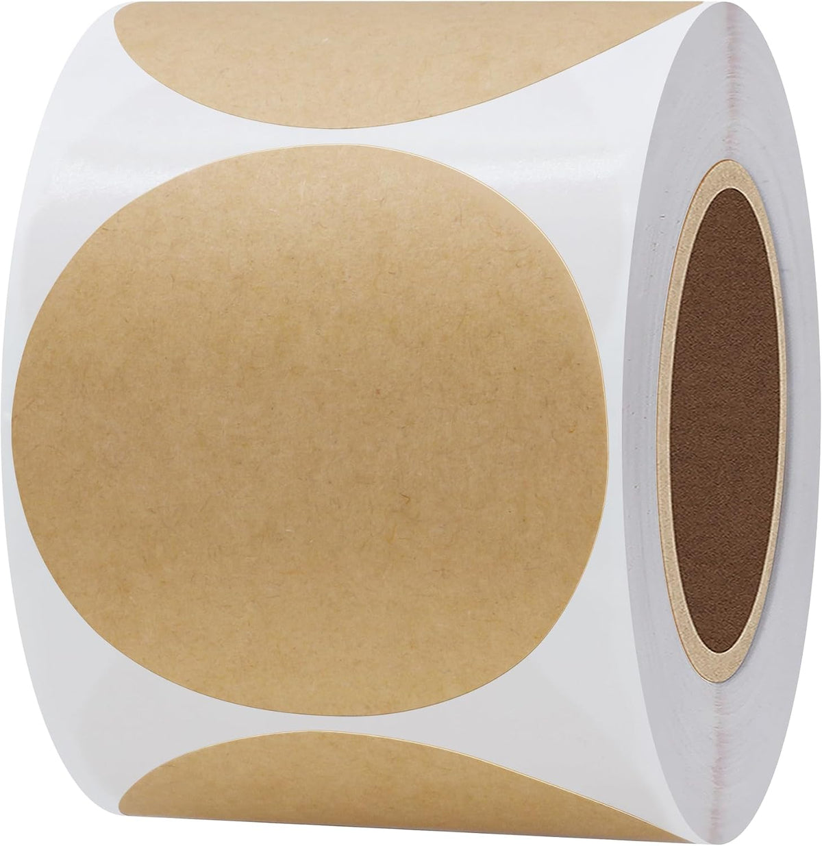 Hybsk 2 inch Matte Gold Labels Round Color Coding Dots Embossing Stickers Adhesive Label 300 Per Roll (Gold) - Image 13
