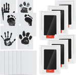 Jazb baby inkless hand and footprint kit front view packaging showing jet black ink pads
