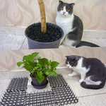 Full set of 12 cat repellent mats and garden pegs