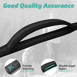 Double sided reflective stitching on nylon dog leash for night safety