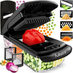 Fullstar Pro Original Vegetable Chopper & Spiralizer, Kitchen Prep Tool | 4 in 1 Veggie Slicer, Onion & Fruit Cutter with Sharp Stainless Steel Blades & Container, All-in-One Food Prep Tool (White) - Image 14