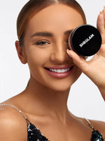 Application of Sheglam Baked Glow Setting Powder with puff
