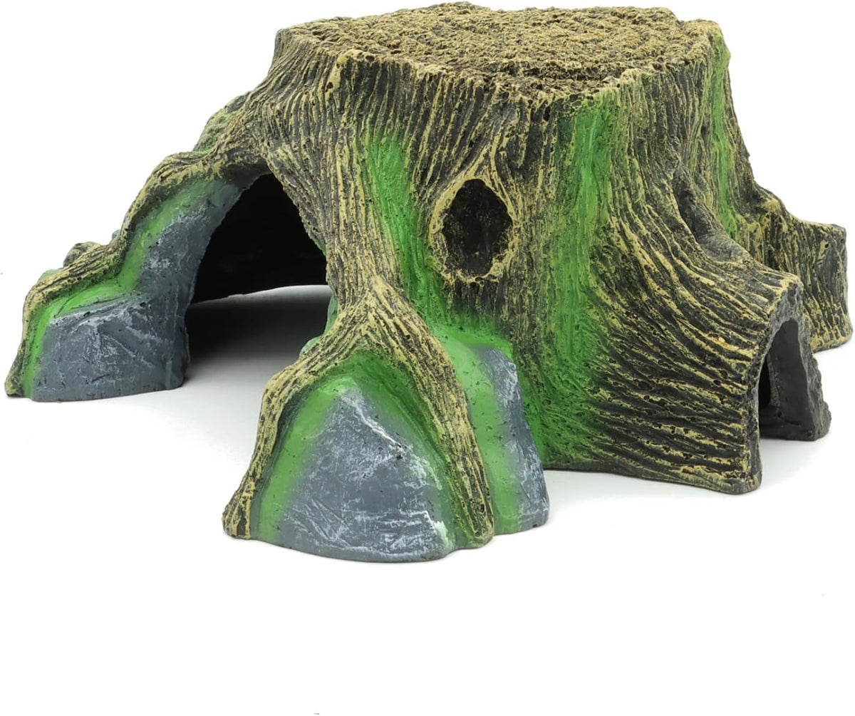 Resin Reptile Hideouts Cave Habitat Decor, B- Extra Large | For Gecko, Leopard Lizards, Toad, Turtle - Image 9