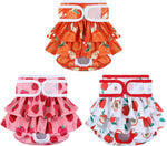 Washable Dog Diapers Female 3 Pack Reusable Highly Absorbent Doggie Diaper, Flexible Doggy Diaper Female Durable Leak-Proof Diapers for Dog Period Heat Incontinence Potty Training, XS - Image 11