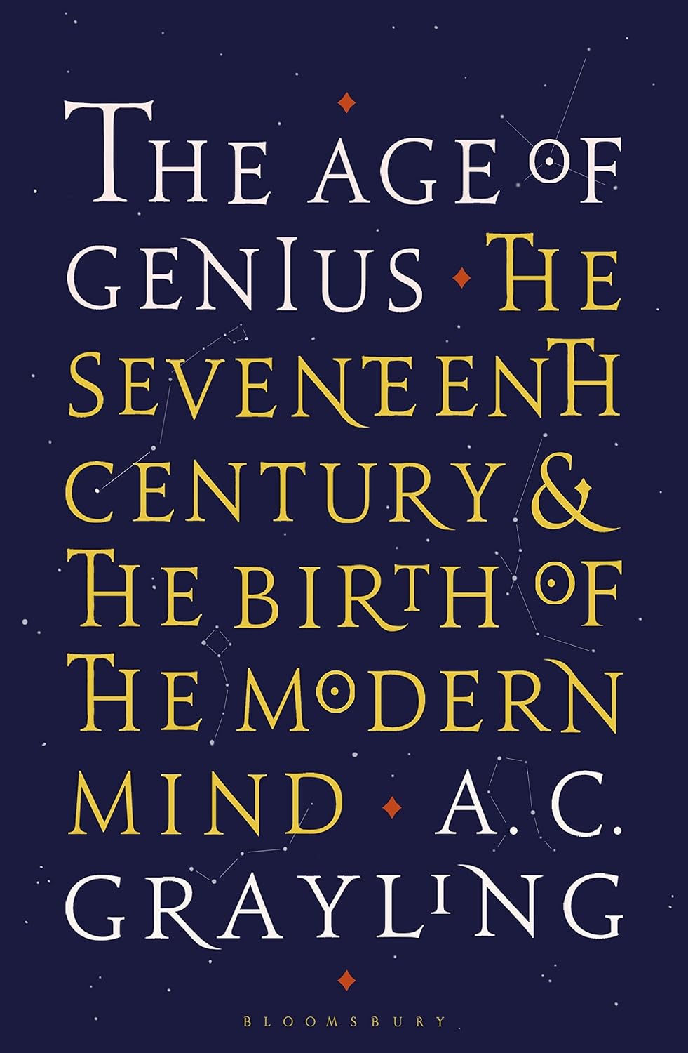 A. C. Grayling The Age of Genius paperback book front view bestseller