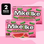 Side profile of Mike and Ike 4.25 ounce theater candy box