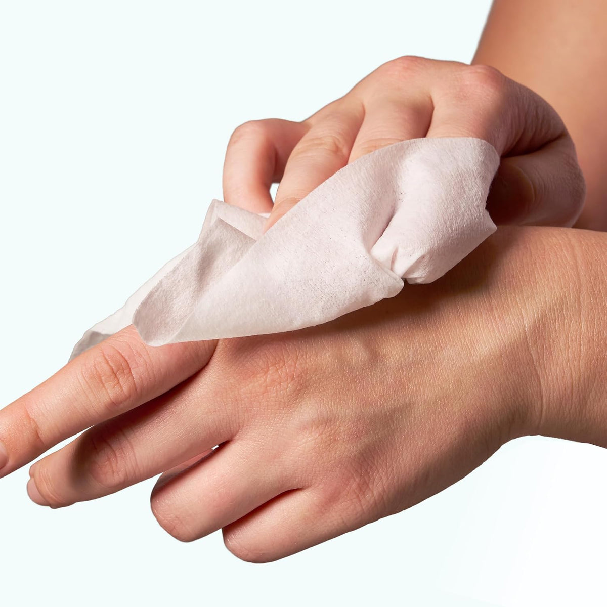 Close up of Bliss refreshing body wipe texture