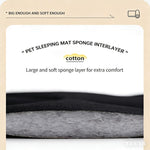 Waterproof surface texture of Zcoyjbi chew resistant crate mat