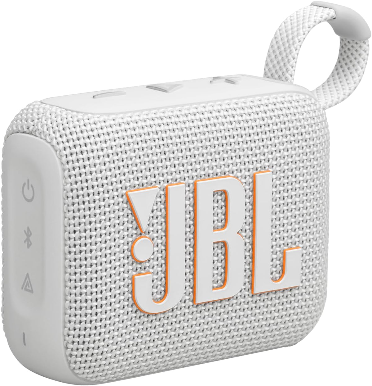 JBL Go 4 - Ultra-Portable, Waterproof and Dustproof Bluetooth Speaker, Big JBL Pro Sound with Punchy bass, 7-Hour Built-in Battery, Made in Part with Recycled Materials (White) - Image 1
