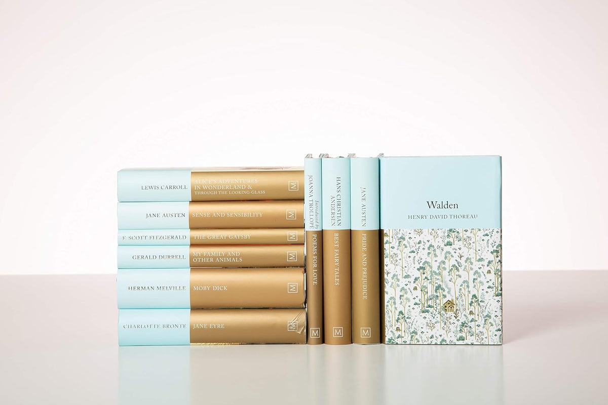 Close-up of hardcover binding texture for Walden book