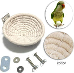 Hamiledyi small parrot nest showing included soft mat