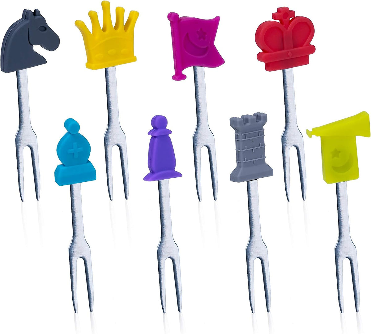 Matican cocktail forks arranged for party hosting